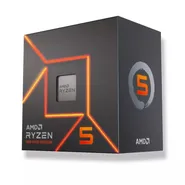 AMD Ryzen 5 7400 Wraith Stealth CPU - 6 kärnor - 3.3 GHz - AMD AM5 - AMD Boxed (med kylare)