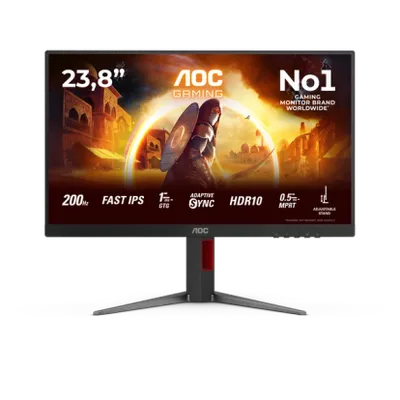 AGON by AOC 24G4HA 23,8" IPS gaming skärm | Full HD, 200Hz, 1ms, HDR10