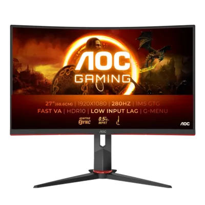C27G2Z3/BK 27" böjd gaming skärm | 280Hz, 0,5ms, FreeSync