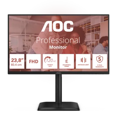 24E4U 23,8" IPS skärm | Full HD, 120Hz