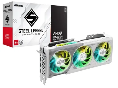 ASRock Radeon RX 9070 Steel Legend 16GB OC