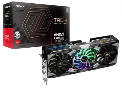 ASRock Radeon RX 9070 XT Taichi OC - 16GB GDDR6 RAM - Grafikkort