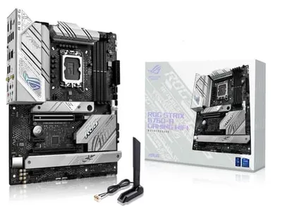 Asus ROG STRIX B760-A GAMING WIFI, Intel LGA1700, PCI Express, ATX, 4xDDR5, 3xM.2 + SATA3, HDMI/DP, USB-C, 2.5Gbe LAN, WiFi 6E, Bluetooth 5.3, Aura Sync RGB