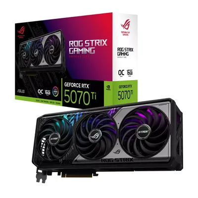 ASUS GeForce RTX 5070 Ti ROG STRIX OC - 16GB GDDR7 RAM - Grafikkort