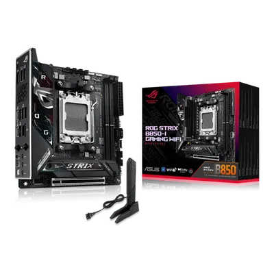 ASUS ROG STRIX B850-I GAMING WIFI Moderkort - AMD B850 - AMD AM5 socket - DDR5 RAM - Mini-ITX