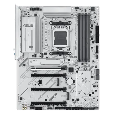 ASUS B650E MAX GAMING WIFI WHITE Moderkort - AMD B650 - AMD AM5 socket - DDR5 RAM - ATX
