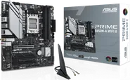 ASUS PRIME B650M-A WIFI II Moderkort - AMD B650 - AMD AM5 socket - DDR5 RAM - Micro-ATX