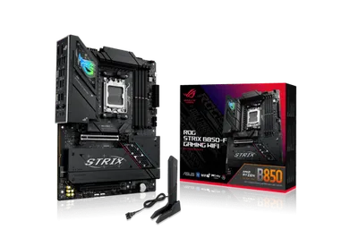 ASUS ROG STRIX B850-F GAMING WIFI Moderkort - AMD B850 - AMD AM5 socket - DDR5 RAM - ATX