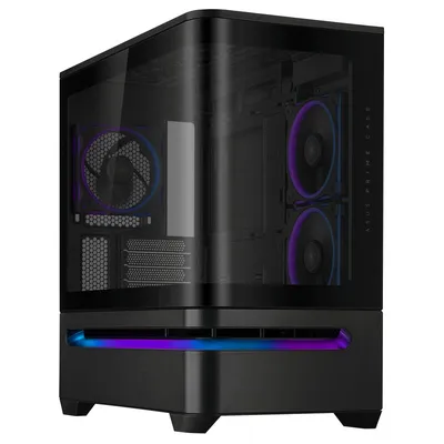 ASUS AP202 ARGB Black - Chassi - Miditower - Svart