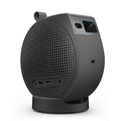 GV50P | 1080p 500lm Laser Portable Projector for Bedside Ceiling Projection with Google TV