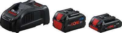 1 x ProCORE18V 4.0Ah + 1 x ProCORE18V 5.5Ah + GAL 1880 CV