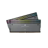 DOMINATOR® TITANIUM RGB 64GB (2x32GB) DDR5 DRAM 6000MT/s CL30 AMD EXPO & Intel XMP Memory Kit — Grey
