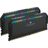 DOMINATOR® PLATINUM RGB 32GB (2x16GB) DDR5 DRAM 6200MT/s CL32 Memory Kit — Black
