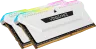 VENGEANCE RGB PRO SL 16GB (2x8GB) DDR4 DRAM 3200MHz C16 Memory Kit – White