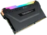 VENGEANCE® RGB PRO 8GB (1 x 8GB) DDR4 DRAM 3200MHz C16 Memory Kit — Black