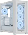 iCUE 5000X RGB QL Edition Mid-Tower ATX Case — True White
