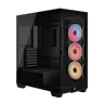 3500X LX-R RGB iCUE LINK PC-chassi i mid-tower-klass