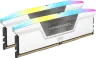 VENGEANCE® RGB 32GB (2x16GB) DDR5 DRAM 6400MT/s CL36 Memory Kit — White
