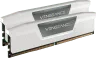 VENGEANCE® 32GB (2x16GB) DDR5 DRAM 5200MT/s CL40 Memory Kit — White