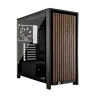 FRAME 4000D WOOD RS Modulärt PC-chassi i mid-tower-klass – Svart/Valnöt