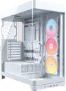 FRAME 4500X RS-R ARGB mid-tower PC-chassi med panoramaglas – Vit