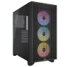 3000D RGB AIRFLOW Mid-Tower-chassi – svart
