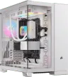 6500X Mid-Tower-chassi med två kammare – vit