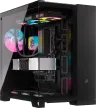 6500X Mid-Tower-chassi med dubbla kammare – svart