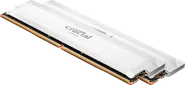 Crucial Pro DDR5-6400 CL38 32GB Kit (16GBx2) UDIMM: OC Gaming Memory White