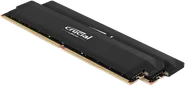 Crucial Pro DDR5-6400 CL38 32GB Kit (16GBx2) UDIMM: OC Gaming Memory Black