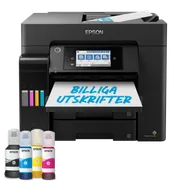 EcoTank ET-5855 A4-multifunktionsskrivare med Wi-Fi, bläckbehållare och fax