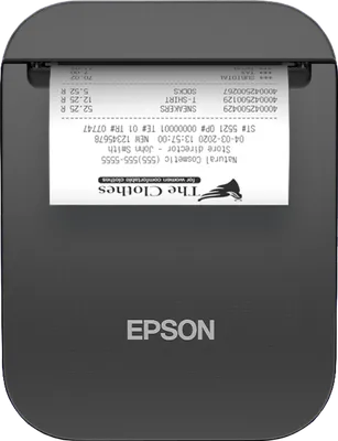 TM-P80II (121): Mobile Receipt, Autocutter, Bluetooth, USB-C, Black, EMEA