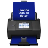WorkForce ES-580W automatisk dubbelsidig A4-skanner med Wi-Fi och lättanvänd pekskärm