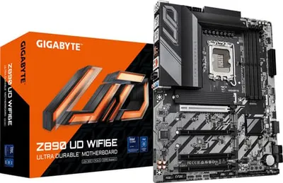GIGABYTE Z890 UD WIFI6E Moderkort - Intel Z890 - Intel LGA1851 socket - DDR5 RAM - ATX