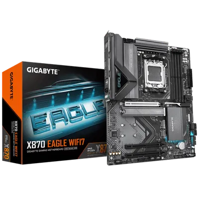 GIGABYTE X870 EAGLE WIFI7 Moderkort - AMD X870 - AMD AM5 socket - DDR5 RAM - ATX