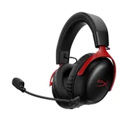 HyperX Cloud III S trådlöst – gaming-headset (svart/rött)