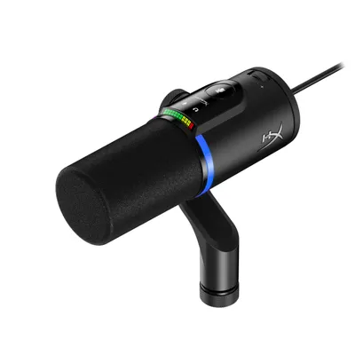 HyperX FlipCast – USB/XLR dynamisk mikrofon (svart)