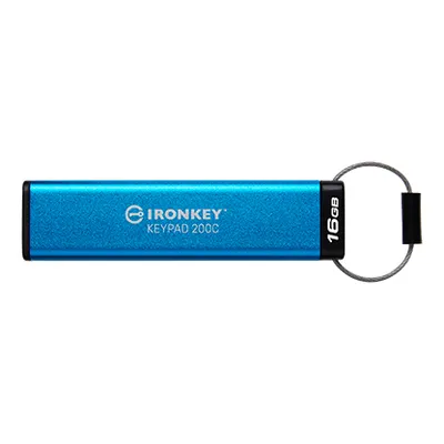 Kingston IronKey Keypad 200 Series USB Flash Drive 16GB USB-C