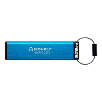 Kingston IronKey Keypad 200 Series USB Flash Drive 256GB USB-C