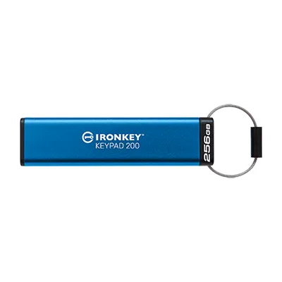 Kingston IronKey Keypad 200 Series USB Flash Drive 256GB USB-A