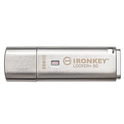 Kingston IronKey Locker+ 50 USB Flash Drive 256GB