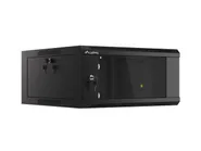 RACK CABINET 19" WALL-MOUNTED 4U 600 FAST ASSEMBLY (FLAT PACK) BLACK