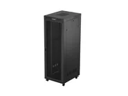 RACK CABINET 19" FREE-STANDING 47U/800X1000 (FLAT PACK) WITH MESH DOOR LCD BLACK V2