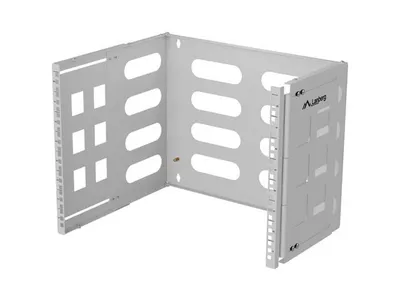 FOLDING BRACKET WALL-MOUNT 19" 8U 497X400/240 GREY
