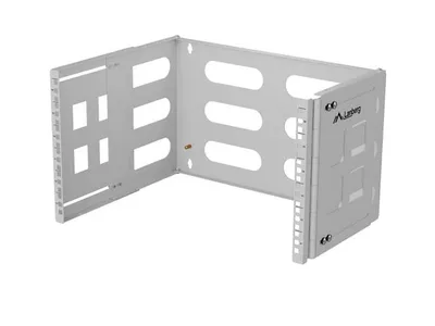 FOLDING BRACKET WALL-MOUNT 19" 6U 497X400/240 GREY
