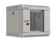 RACK CABINET 10" WALL-MOUNT 4U/300X300 (FLAT PACK) WITH GLASS DOOR GREY
