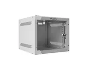 RACK CABINET 10" WALL-MOUNT 4U/280X310 (FLAT PACK) WITH GLASS DOOR GREY