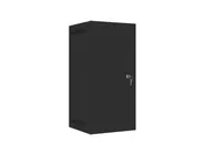 RACK CABINET 10" WALL-MOUNT 12U/280X310 FOR SELF-ASSEMBLY WITH METAL DOOR BLACK (FLAT PACK)