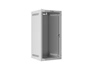 RACK CABINET 10" WALL-MOUNT 12U/280X310 FOR SELF-ASSEMBLY WITH GLASS DOOR GREY (FLAT PACK)