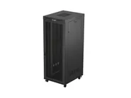 RACK CABINET 19" FREE-STANDING 42U/800X1000 (FLAT PACK) WITH MESH DOOR LCD BLACK V2